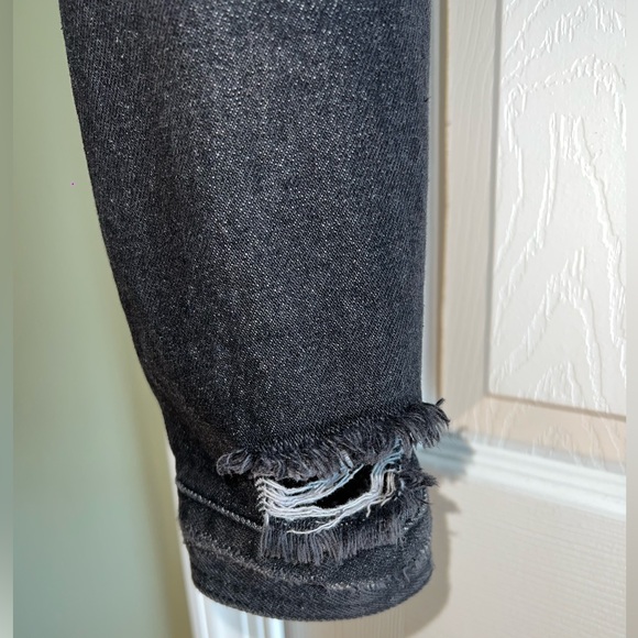 BOOHOO PUFF SLEEVE CROPPED DENIM JACKET SIZE 6 - Picture 10 of 10